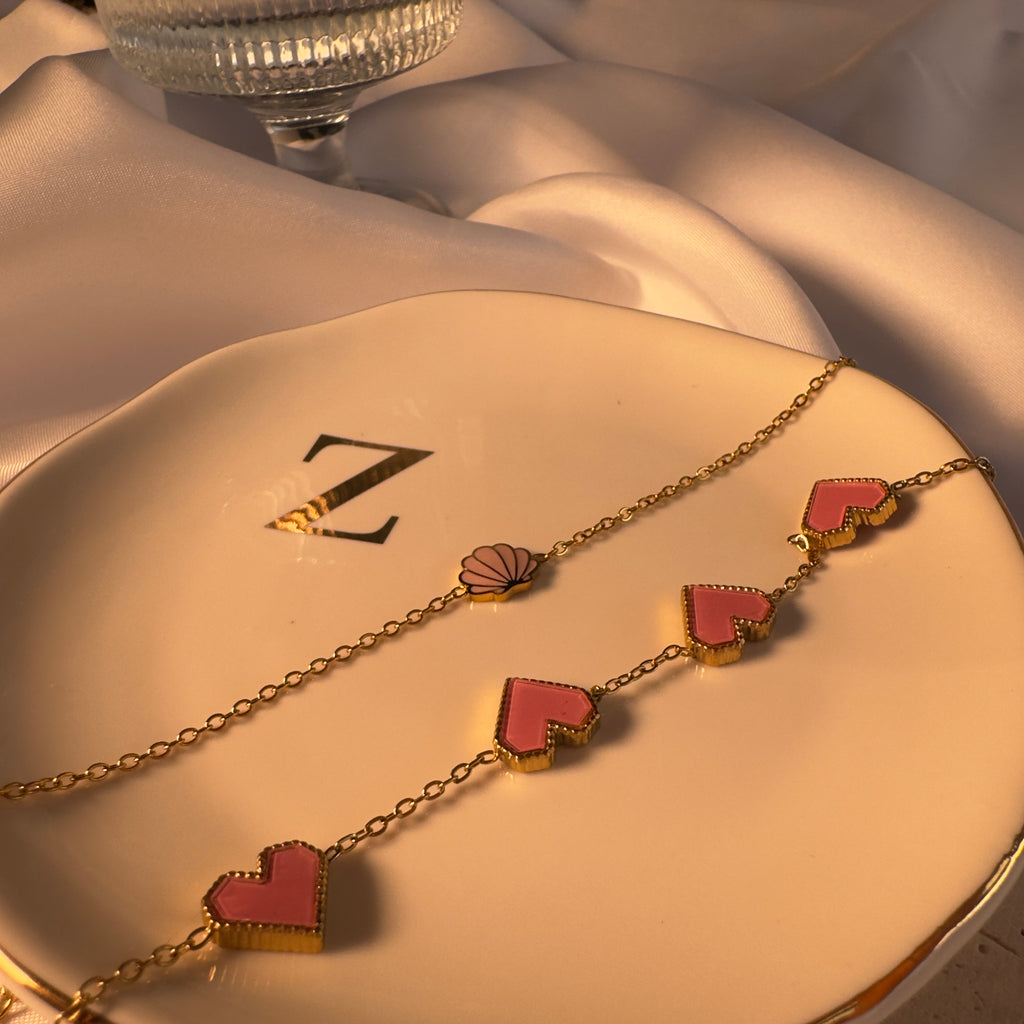 Aurora Hearts Bracelet