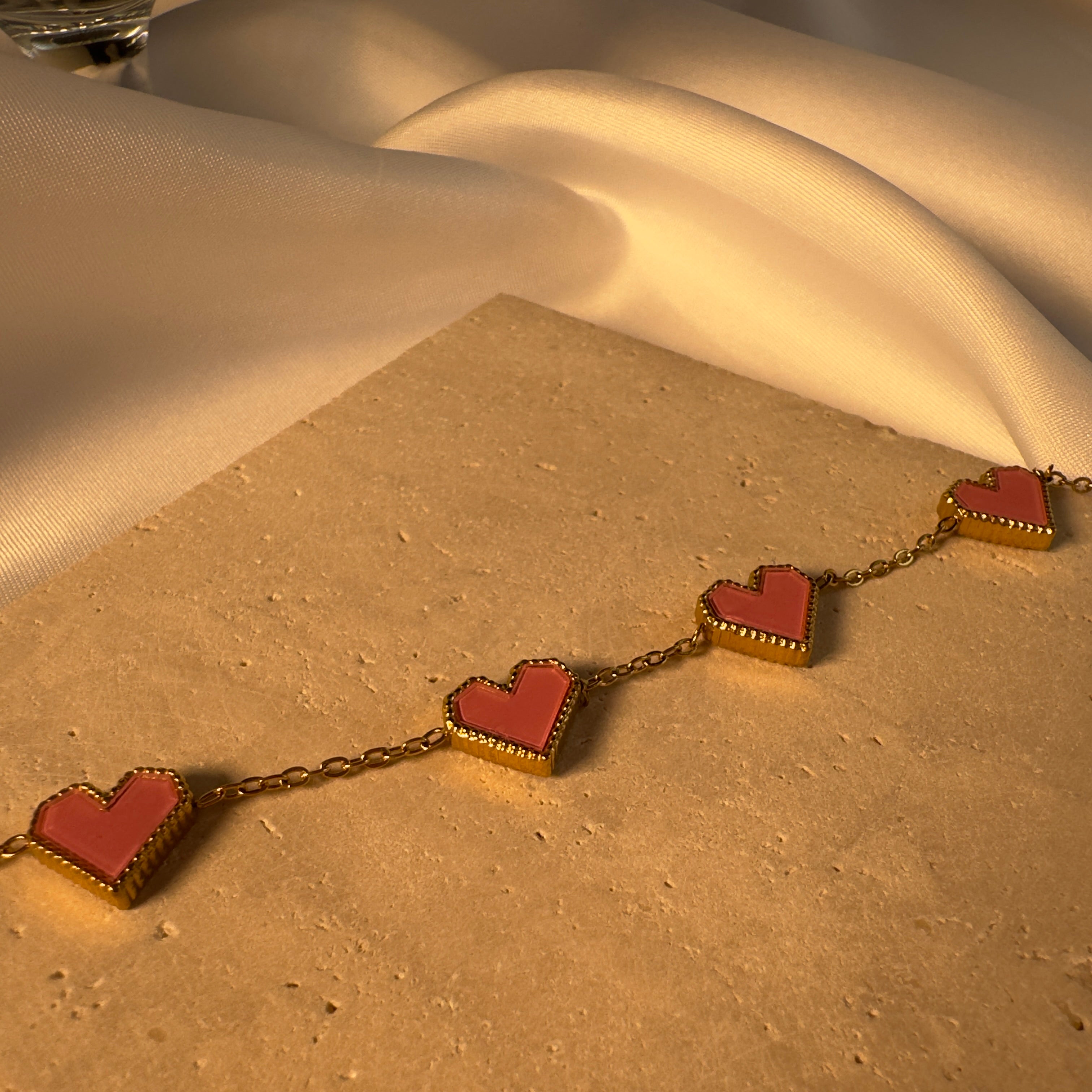 Aurora Hearts Bracelet