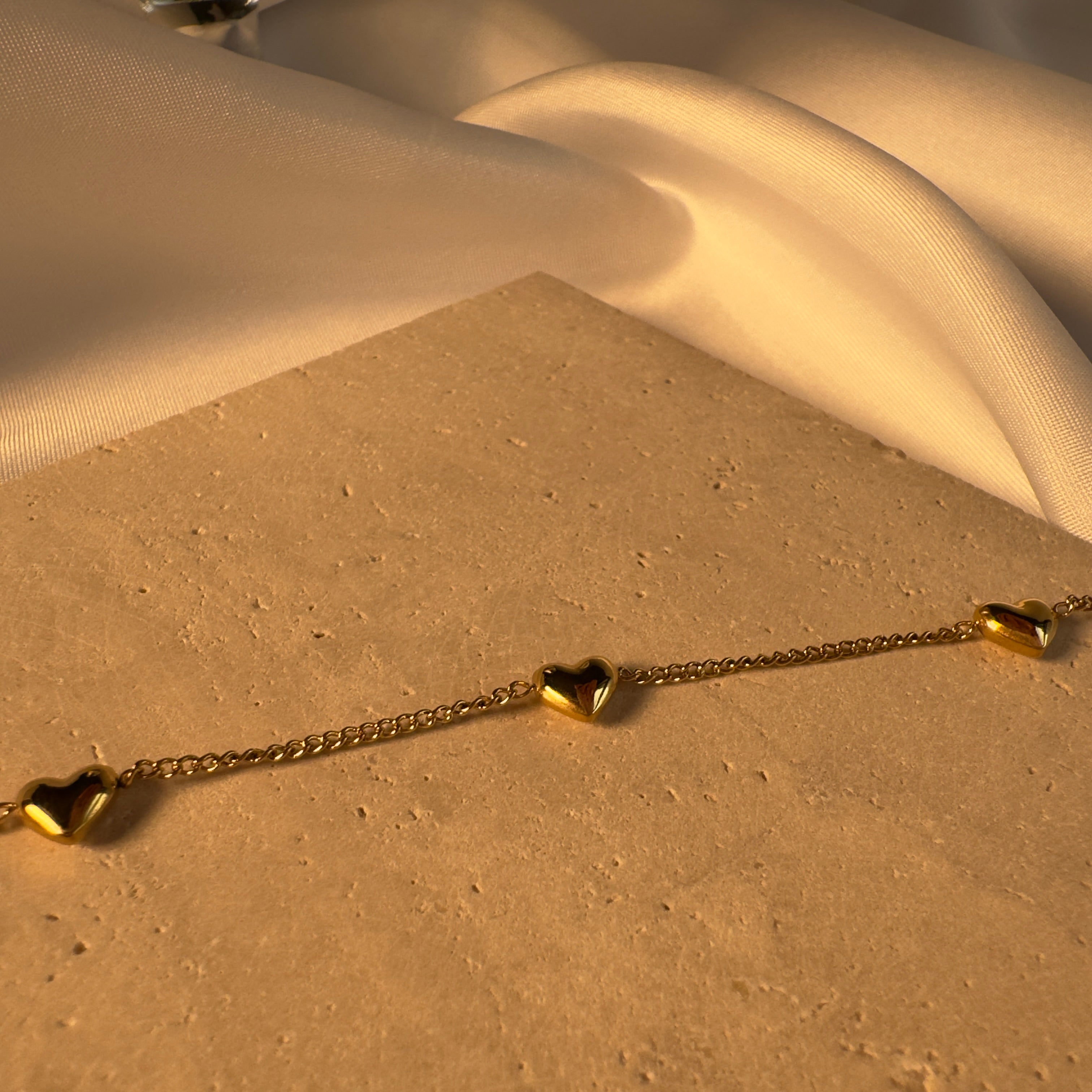 Triple Heart Bracelet