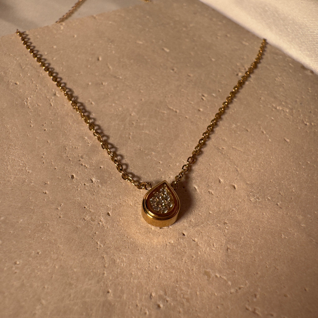 Glimmer Drop Necklace