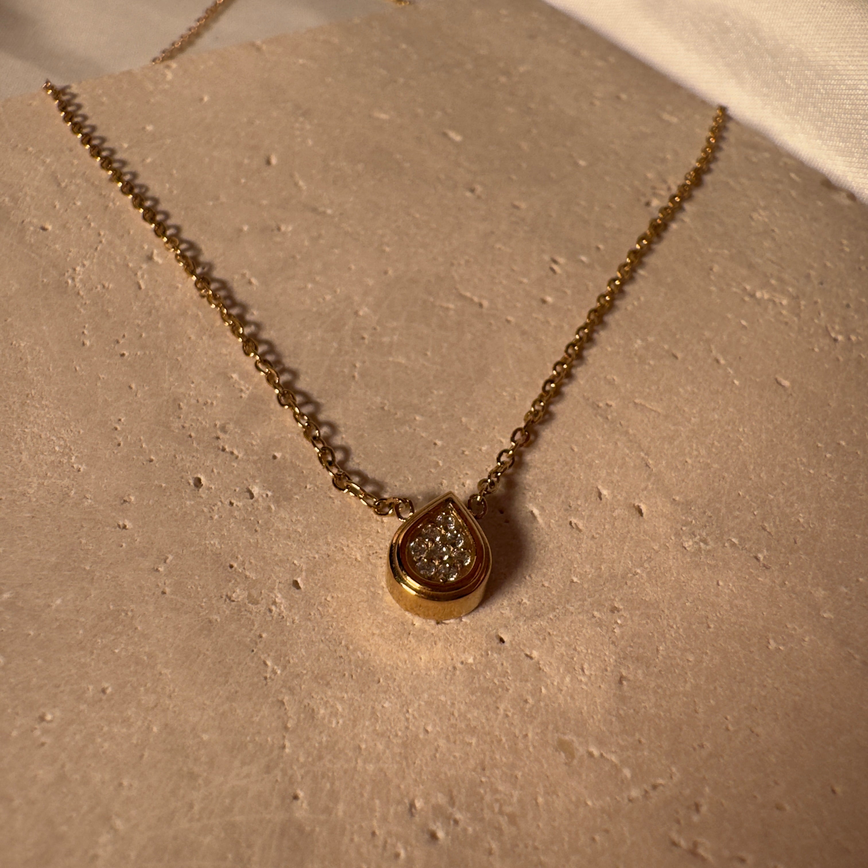 Glimmer Drop Necklace