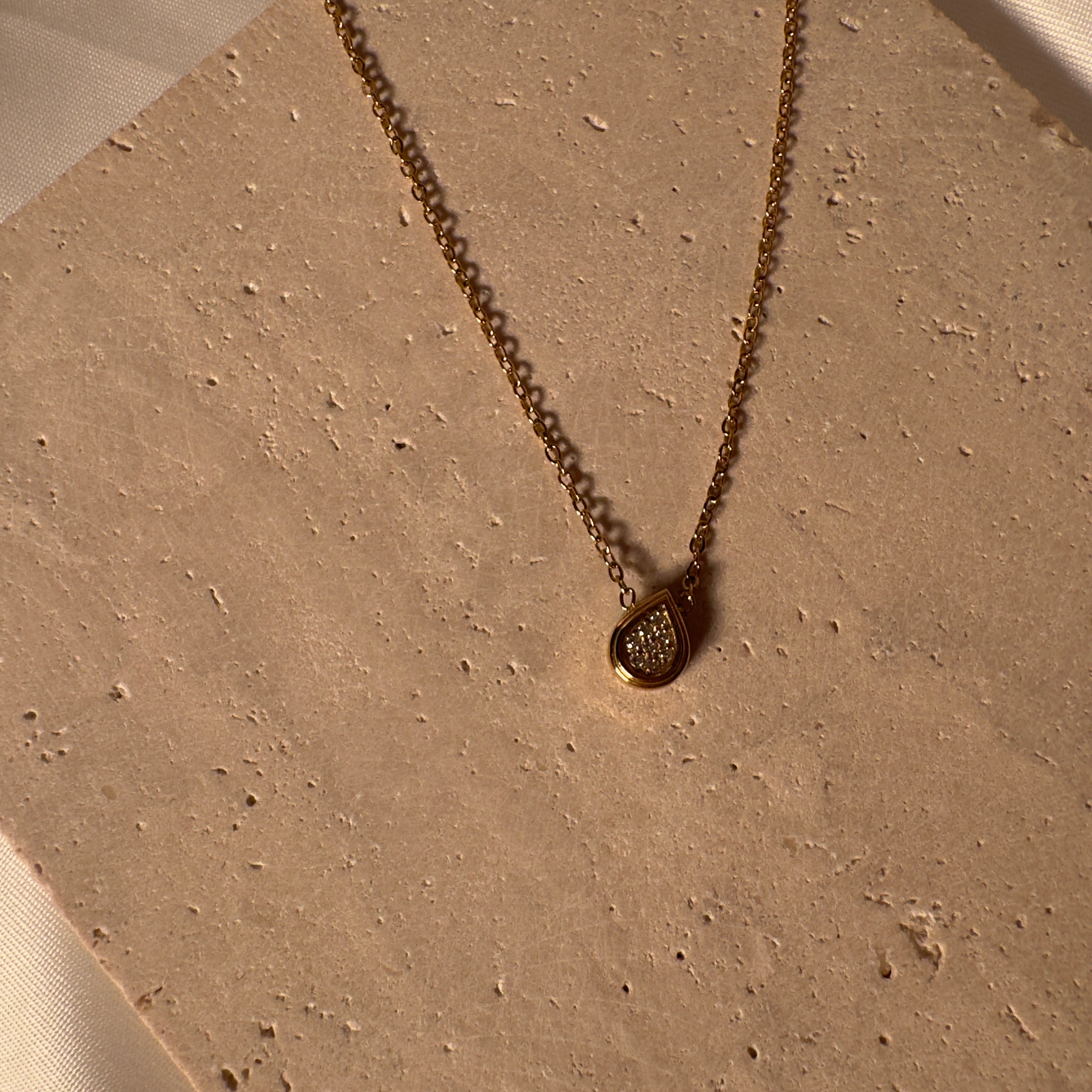 Glimmer Drop Necklace